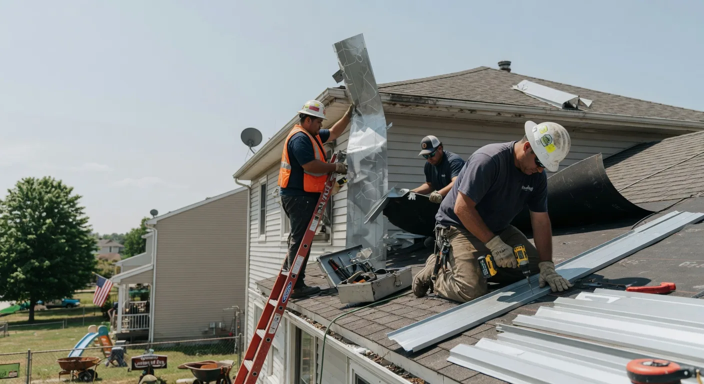 Storm Damage Metal Roof Repair in Electric City, WA